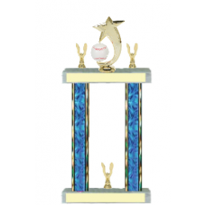 Trophies - #Baseball Shooting Star Spinner F Style Trophy